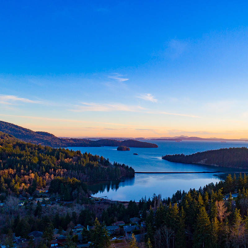 Bellingham, WA aerial photo